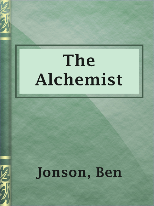 Title details for The Alchemist by Ben Jonson - Wait list
